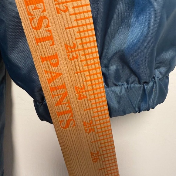 Totes Three Season Full-Zip Rain Coat Jacket Size L Blue Navy Hooded LONG Zip Up - Picture 14 of 14